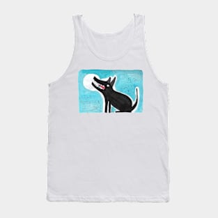 Dog watercolor illustration Tank Top